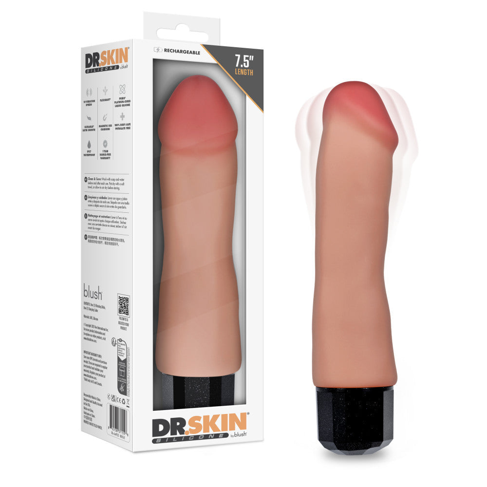 Dr. Avery 7.5” Realistic Vibrating Dildo