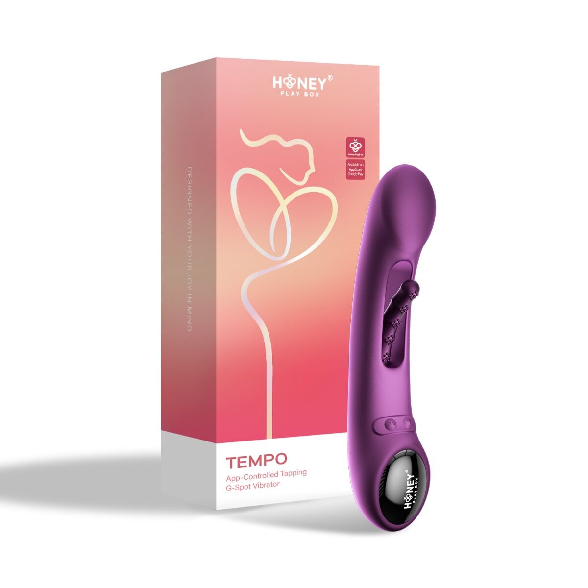 TEMPO Kinky Finger Tapping G-Spot Vibrator