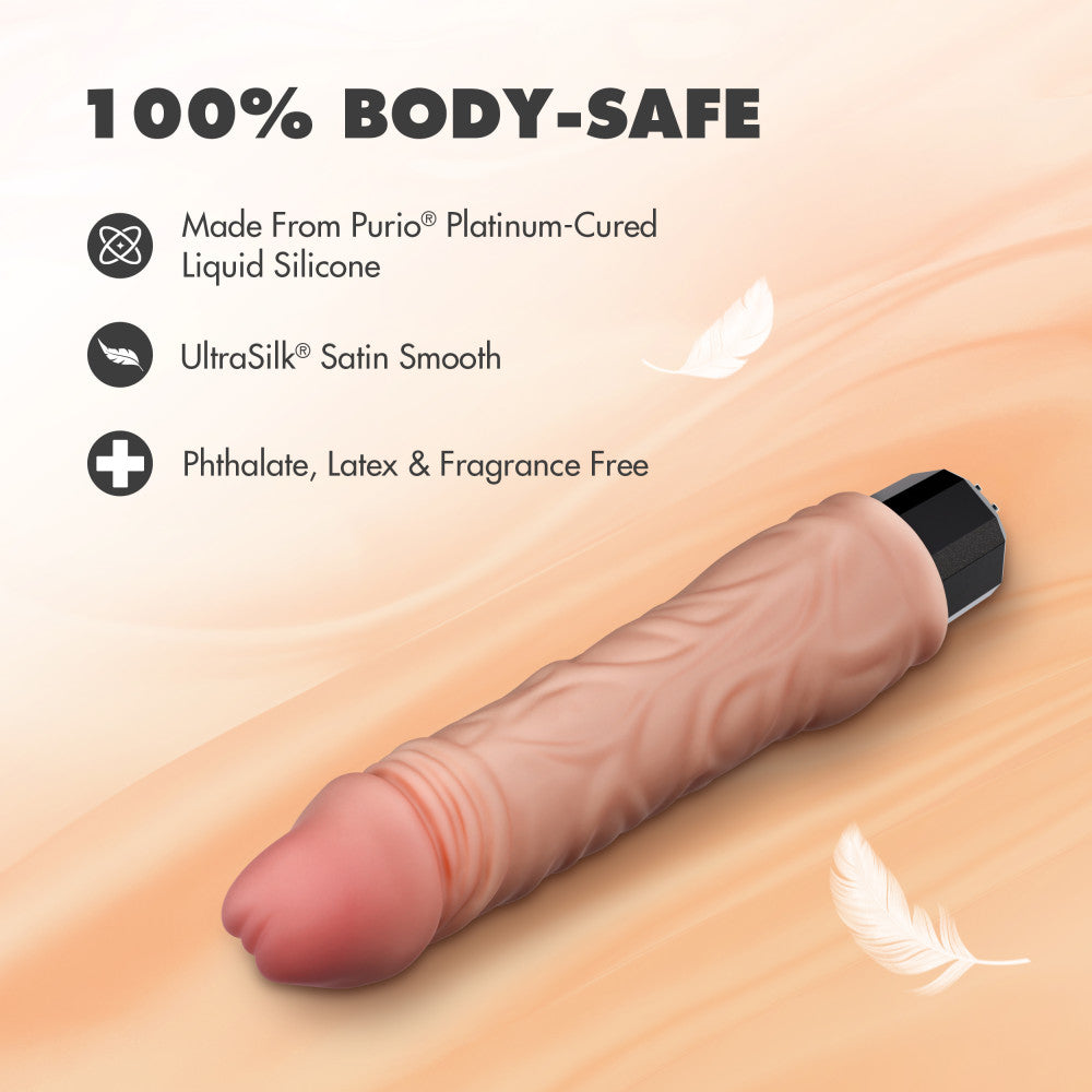 Dr. Hunt 8.75" Realistic Vibrating Dildo