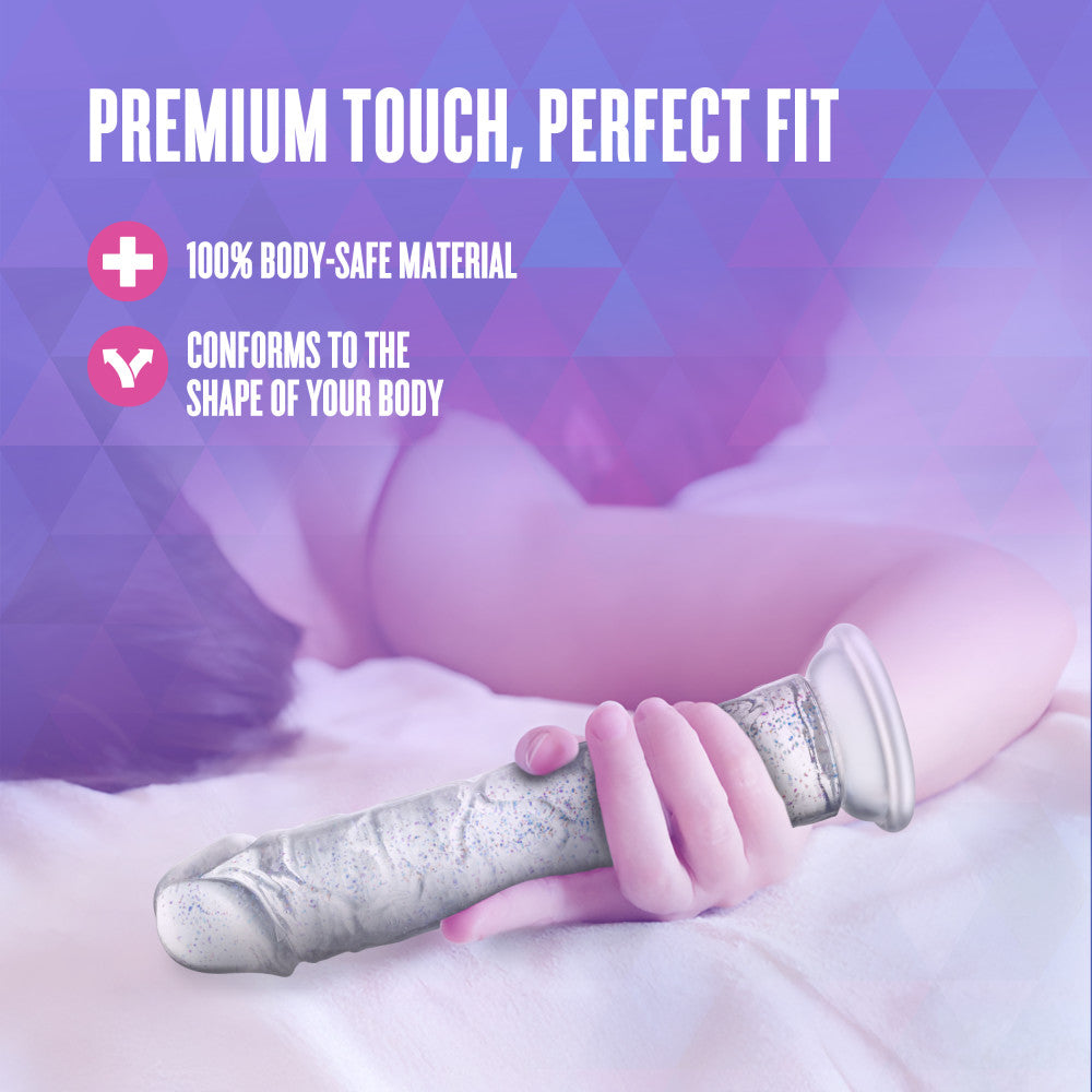 Naturally Yours Glamor 7 Inch Realistic Glitter Dildo