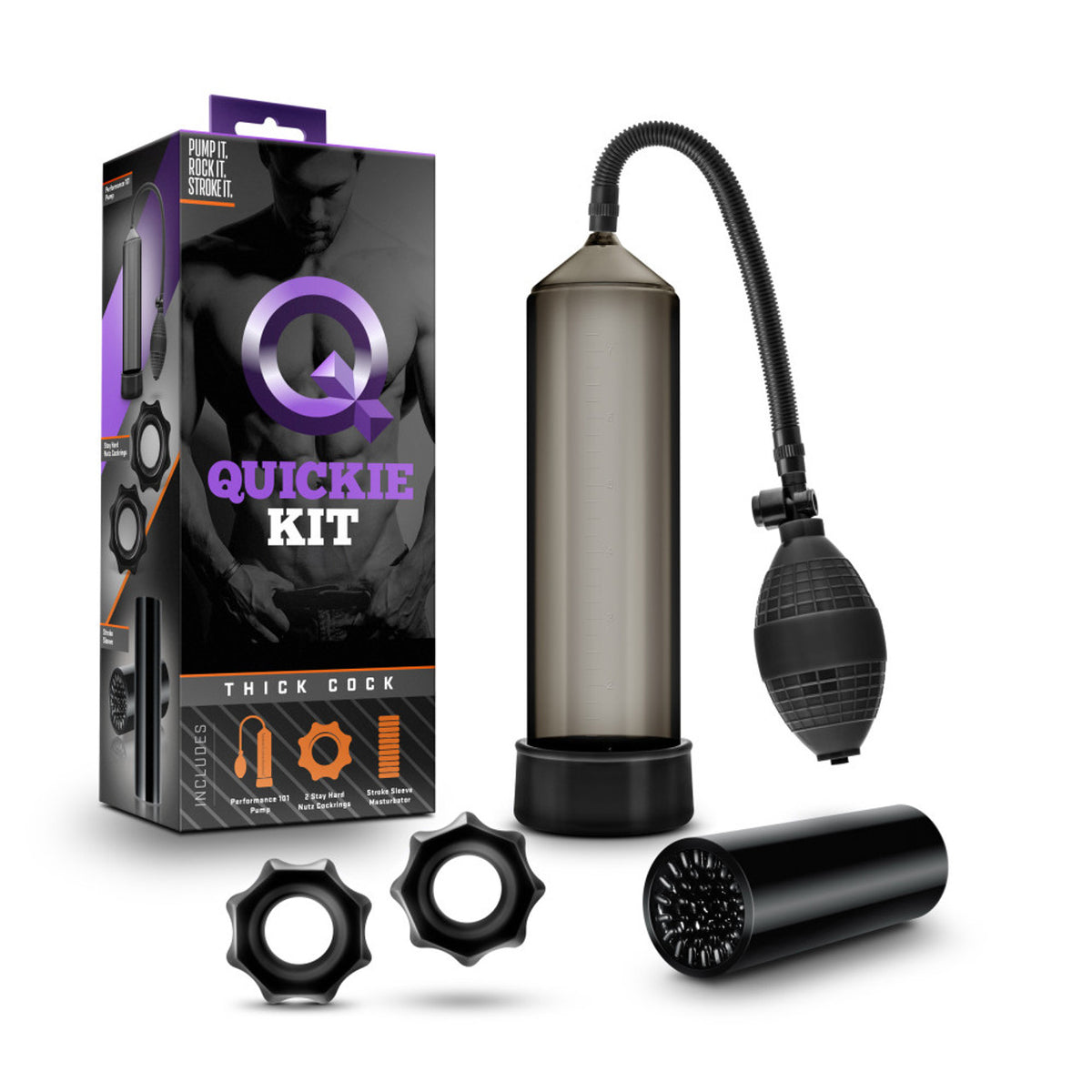 Kit Quickie pour grosse bite - Noir