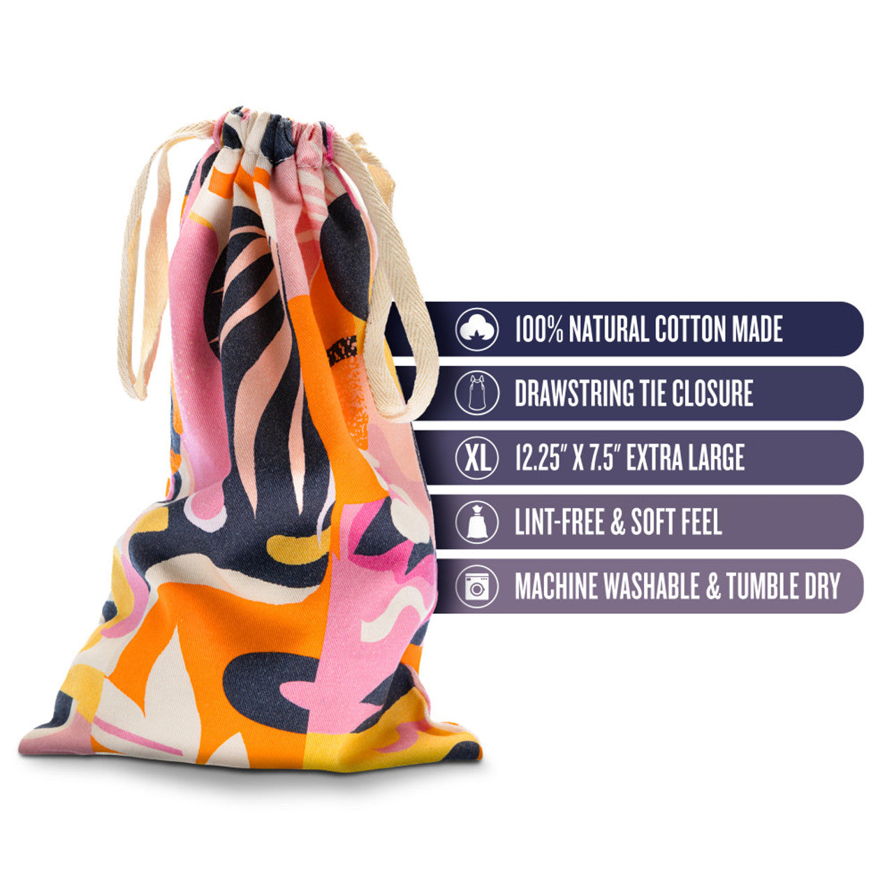 The Collection Cotton Toy Bag - Burst - Thorn & Feather