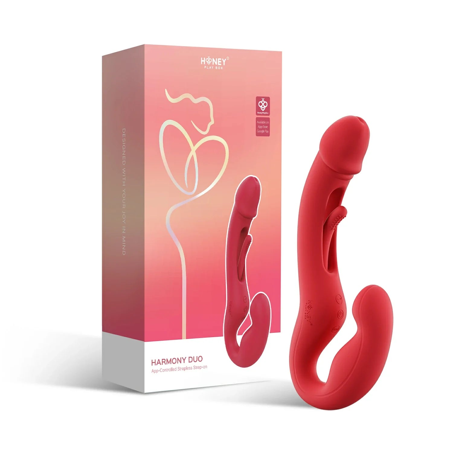 Vibromasseur point G à tête rotative Joi et lécheur de clitoris 