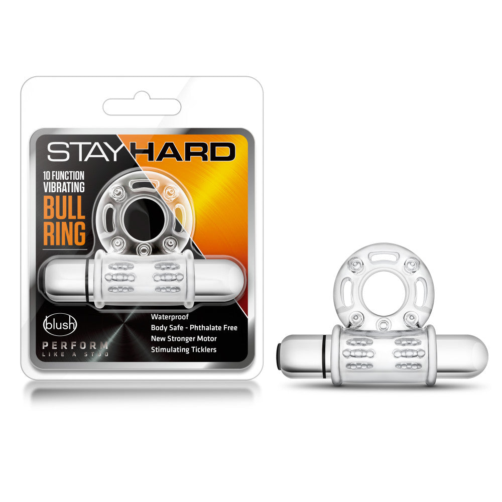 Stay Hard 10 Function Vibrating Bull Ring