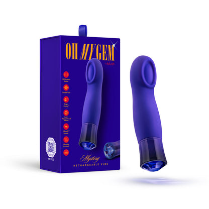 Oh My Gem Mystery Rechargeable Vibe - Sapphire
