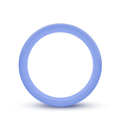 Performance Silicone Glo Cock Ring - Blue Glow