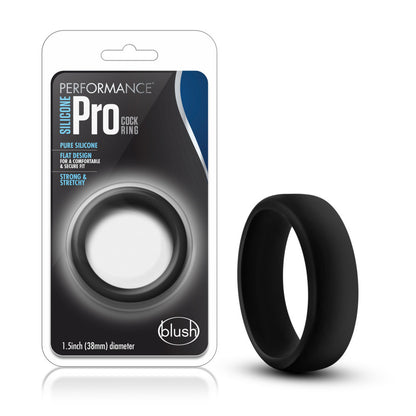 Performance Silicone Pro Cock Ring - Black