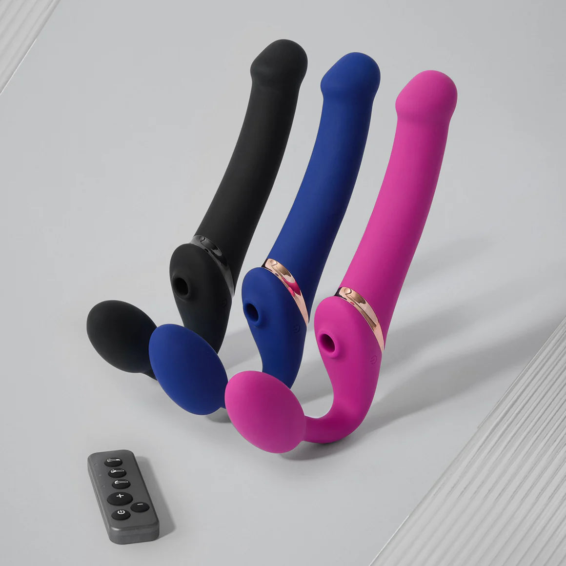 Strap On Me Vibrating Multi Orgasm Bendable Strap-on