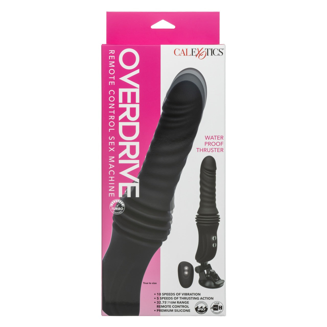 OverDrive Remote Control Sex Machine Waterproof Thruster