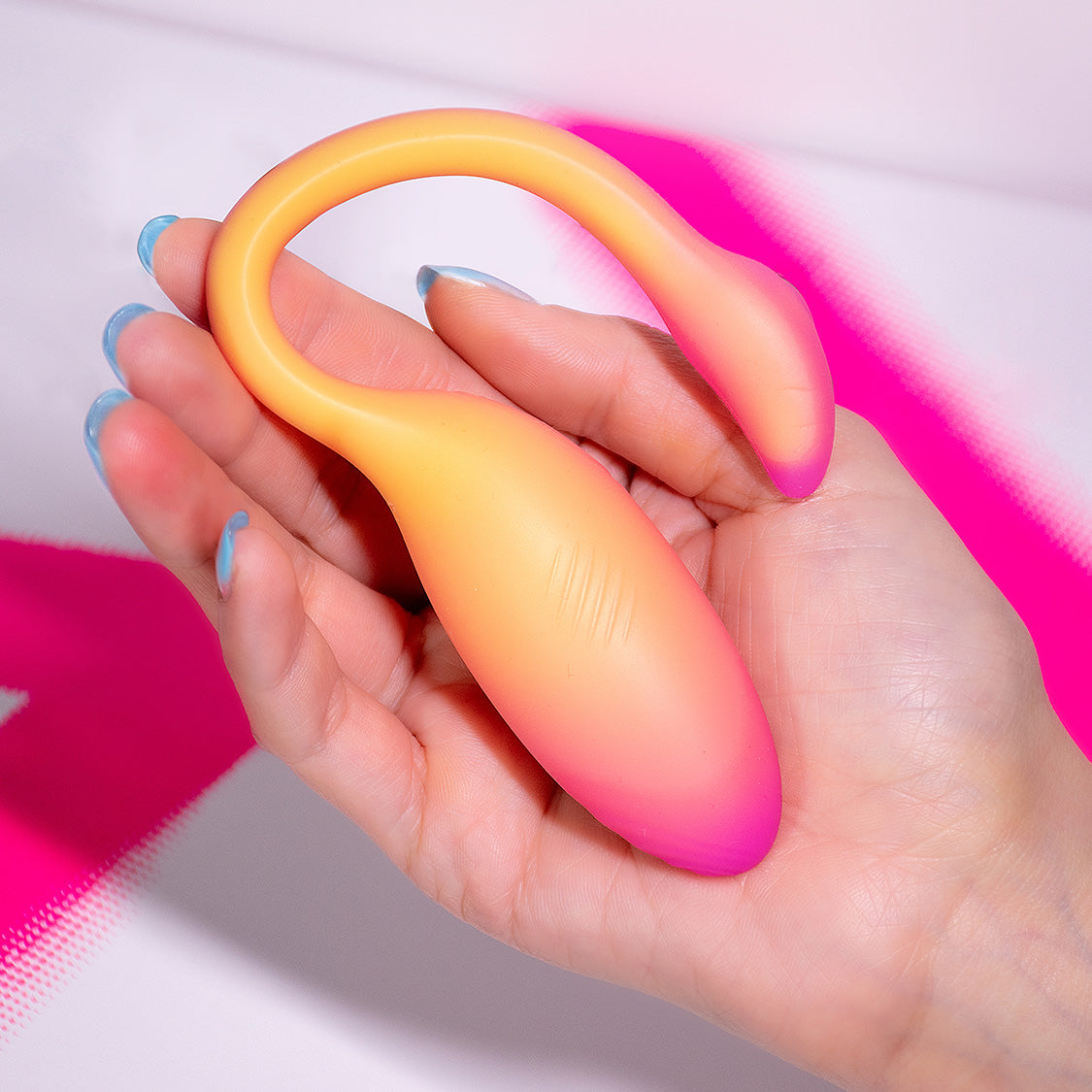 Flamingo Max - Vibromasseur portable contrôlé par application - Orange