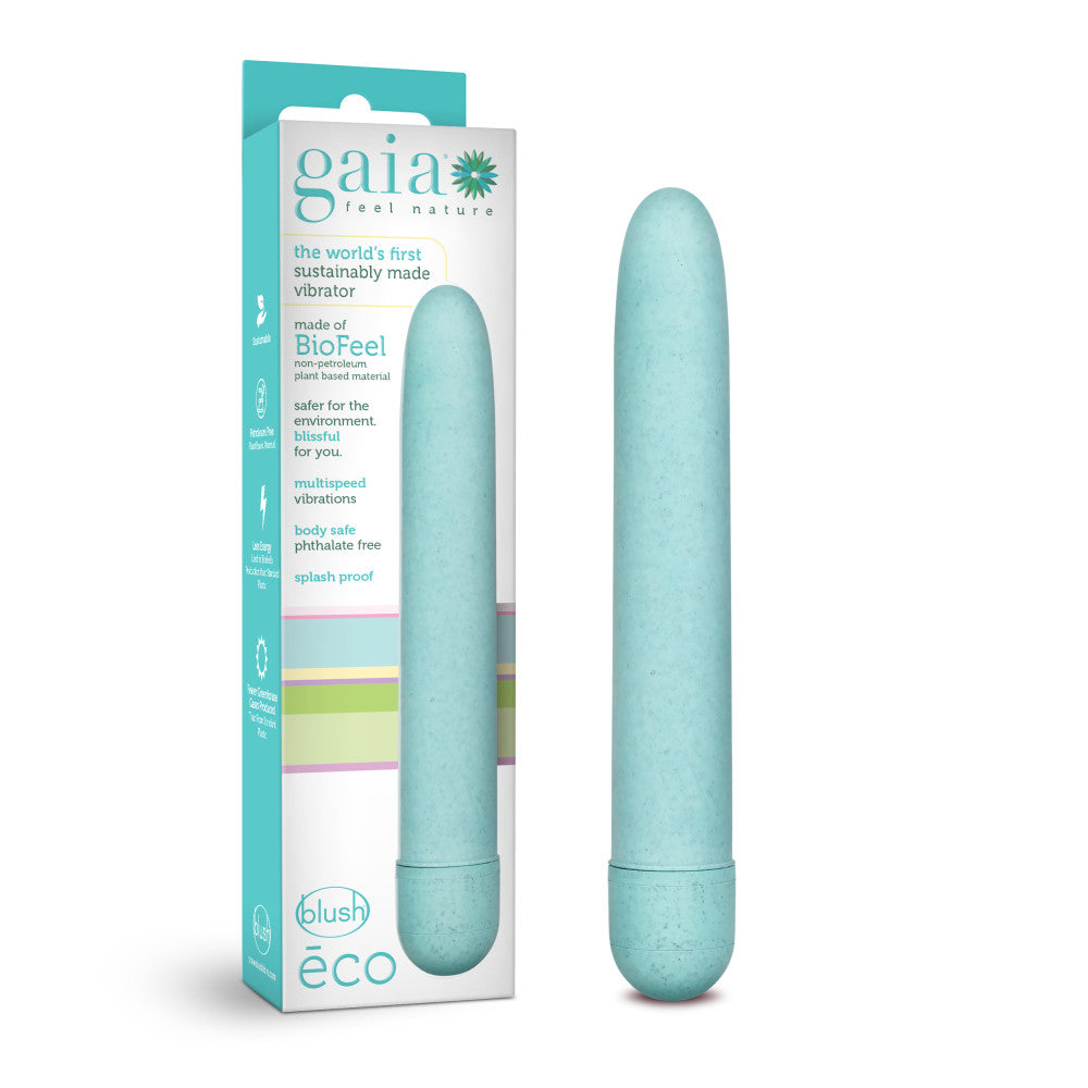 Gaia Eco Biadegradable Vibrator - Aqua