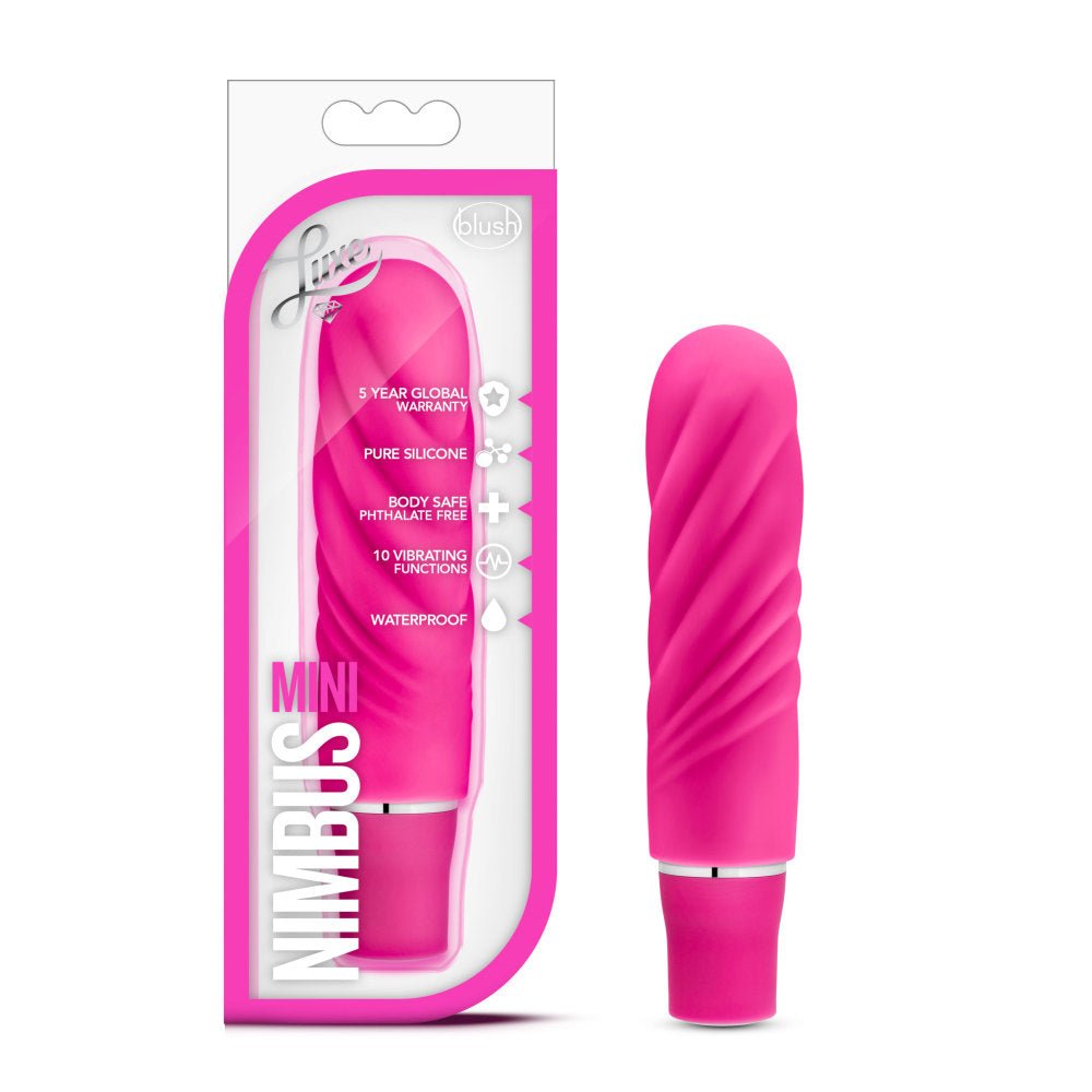 Luxe Nimbus 4.75-Inch Mini Vibrator - Pink