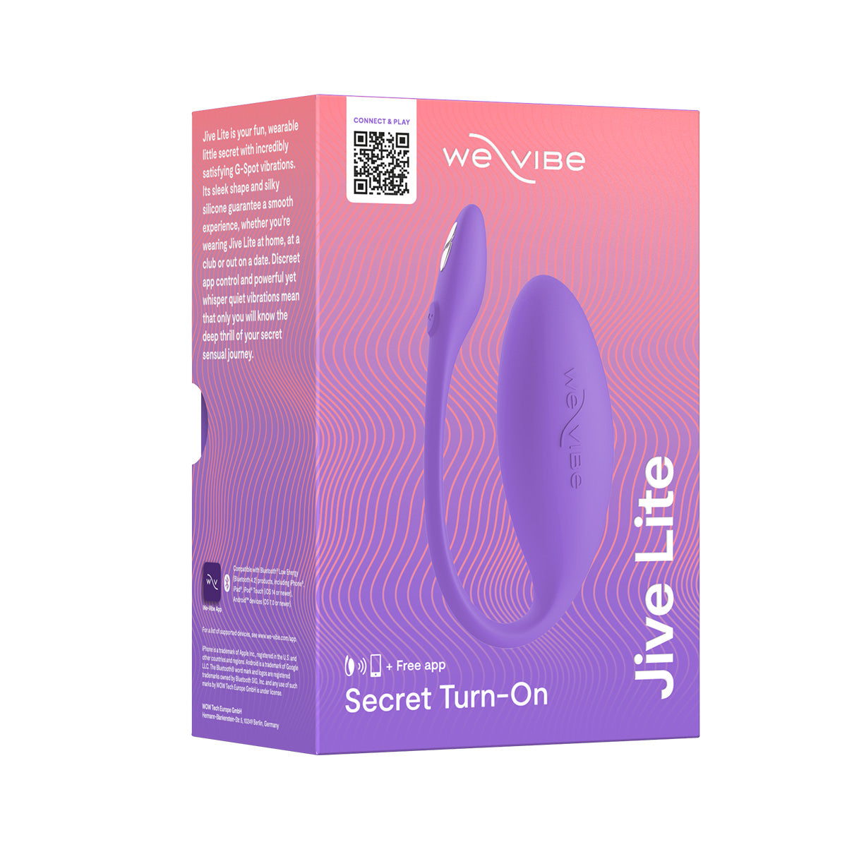 Vibromasseur portable pour point G We-Vibe Jive Lite
