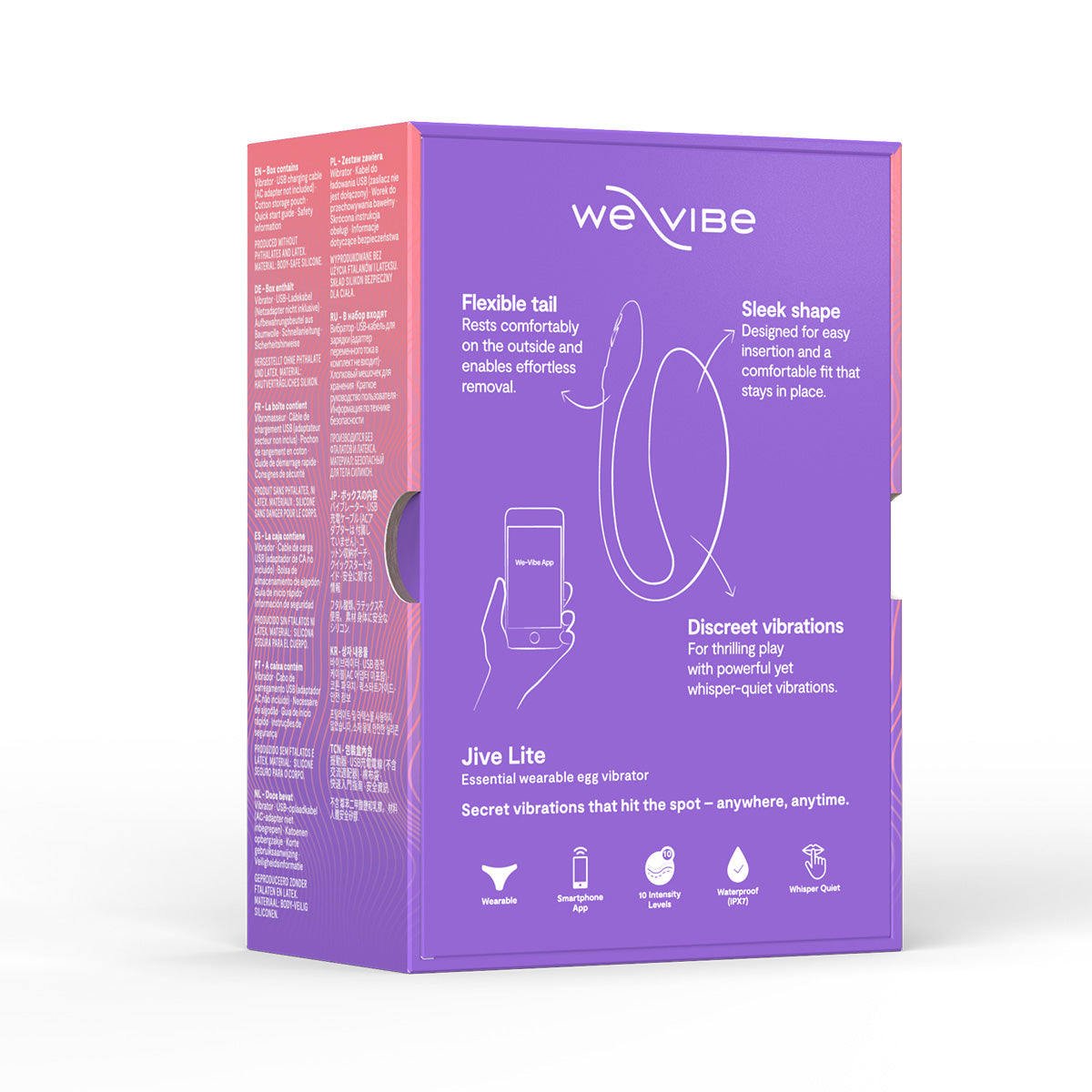 Vibromasseur portable pour point G We-Vibe Jive Lite