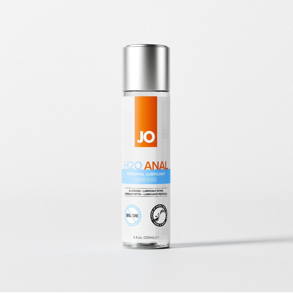JO H2O Anal - Original - Lubricant 4 floz / 120 mL — official product image