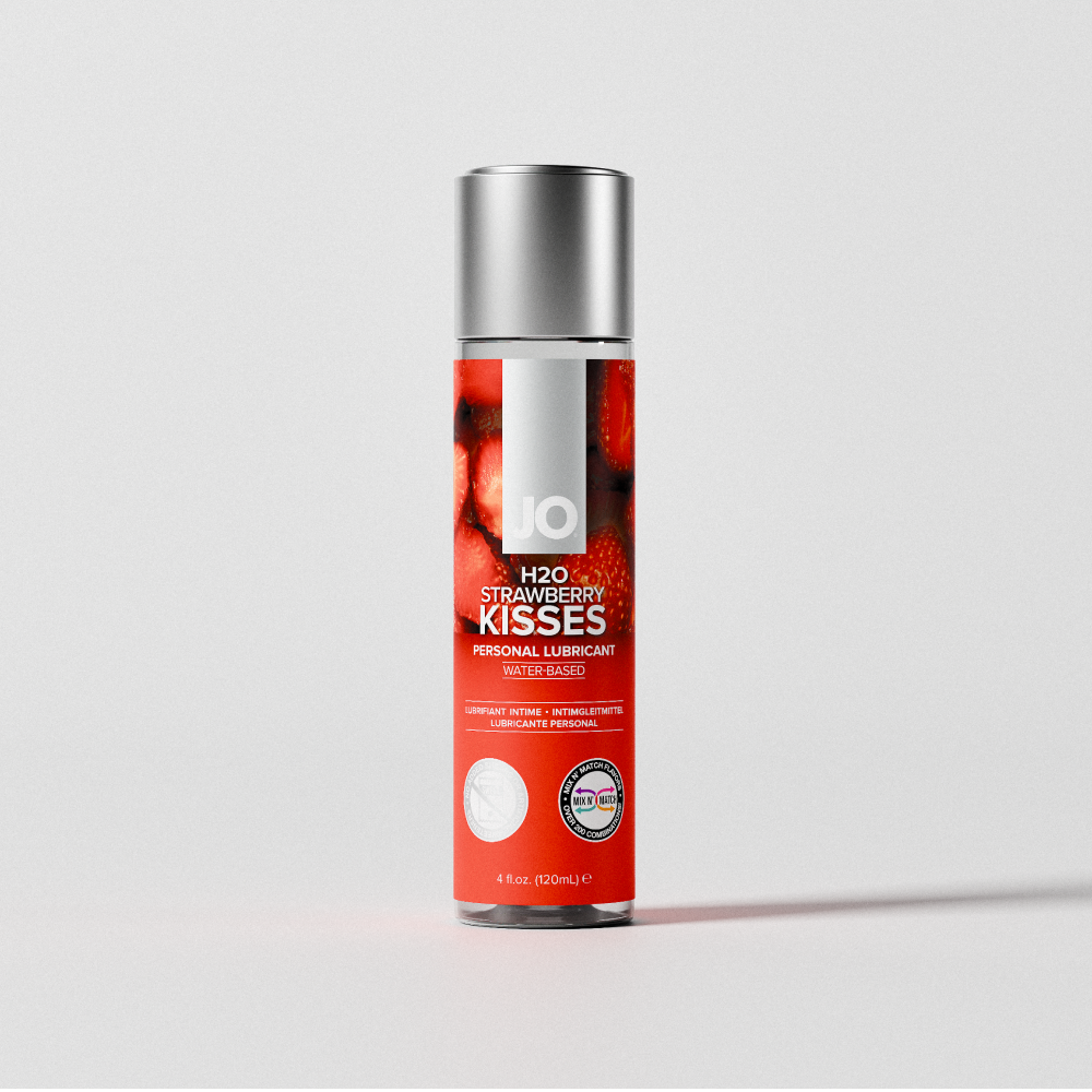 JO H2O - Strawberry - Lubricant 4 floz / 120 mL — official product image