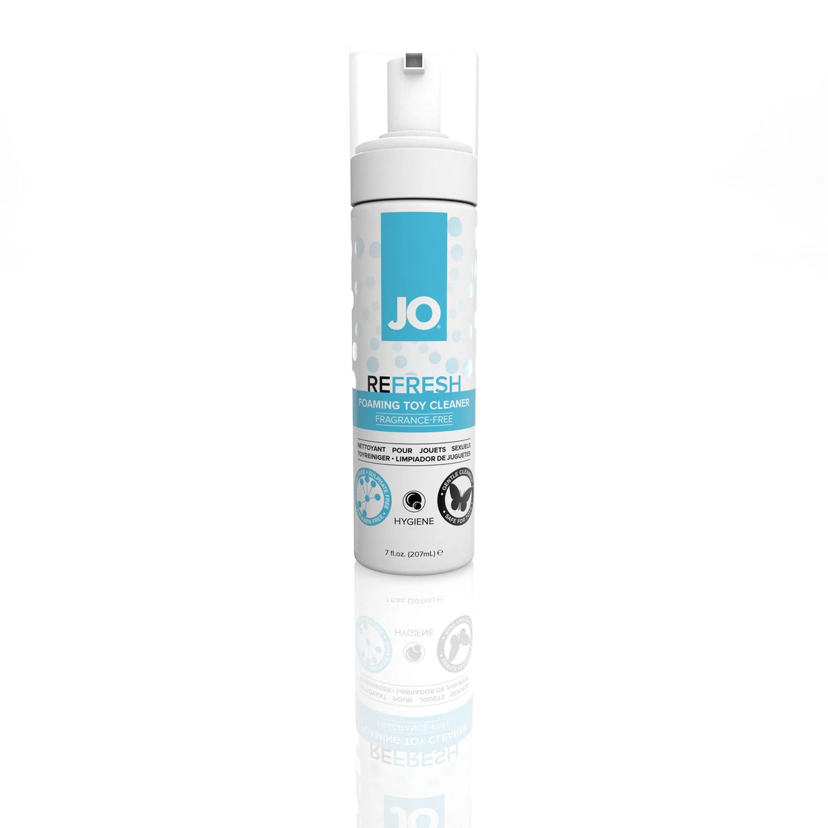JO Refresh Foaming Toy Cleaner - Fragrance-Free - Hygiene 7 floz / 207 mL — official product image