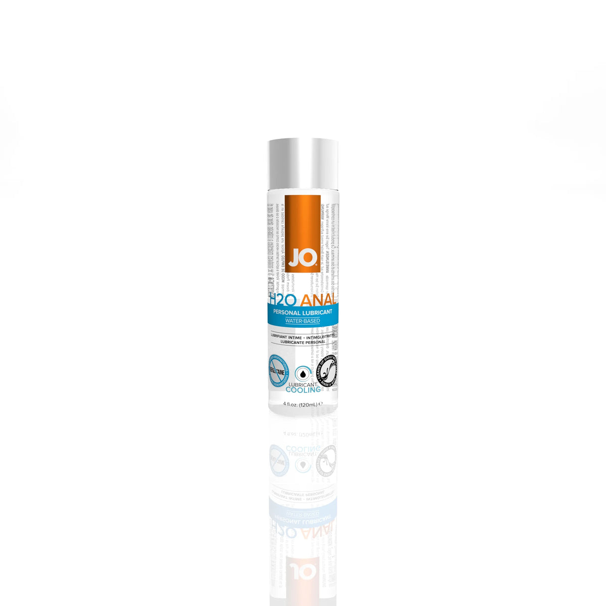 JO H2O Anal - Cooling - Lubricant 4 floz / 120 mL — official product image