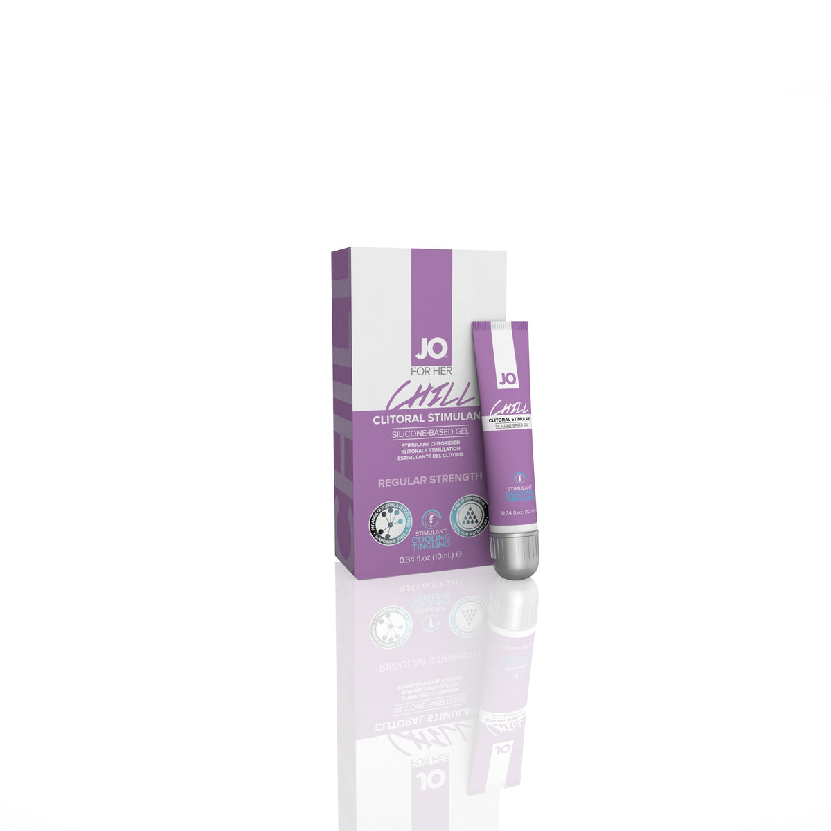 JO Chill Clitoral Gel - Cooling - Stimulant 0.34 floz / 10 mL — official product image