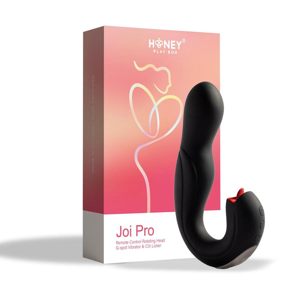 JOI PRO Remote Control Rotating Head G-spot Vibrator & Clit Licker - Thorn & Feather