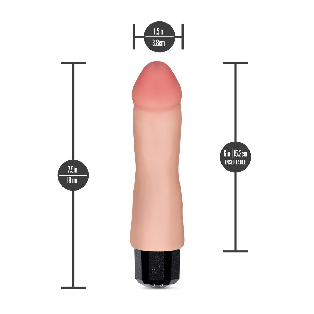 Dr. Avery 7.5” Realistic Vibrating Dildo