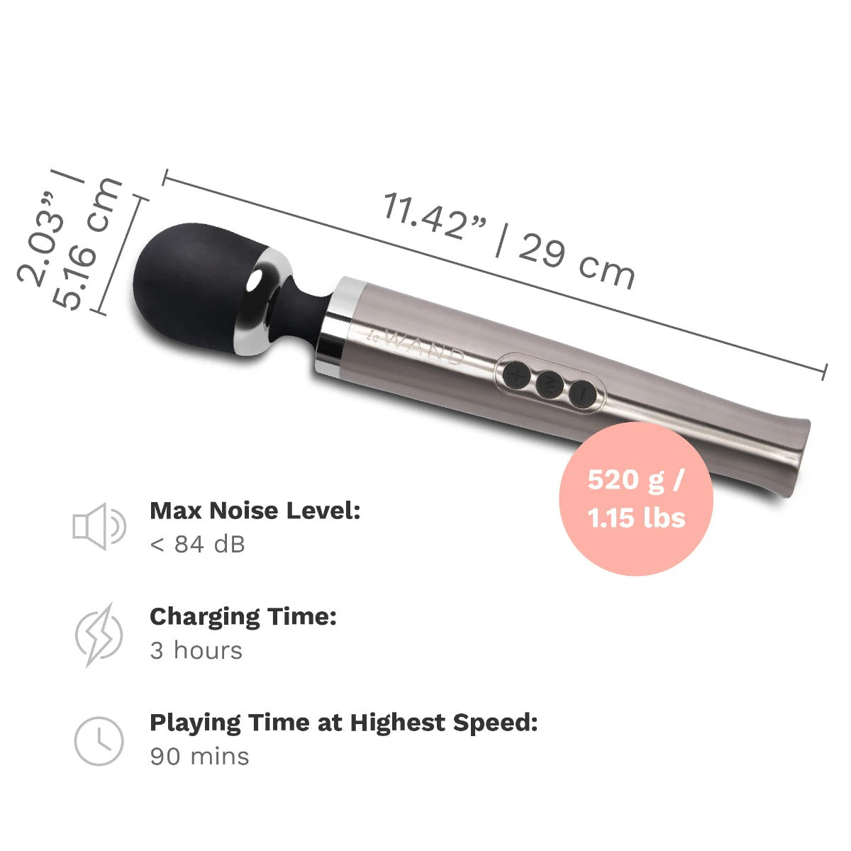 Le Wand Die Cast Rechargeable Vibrating Massager