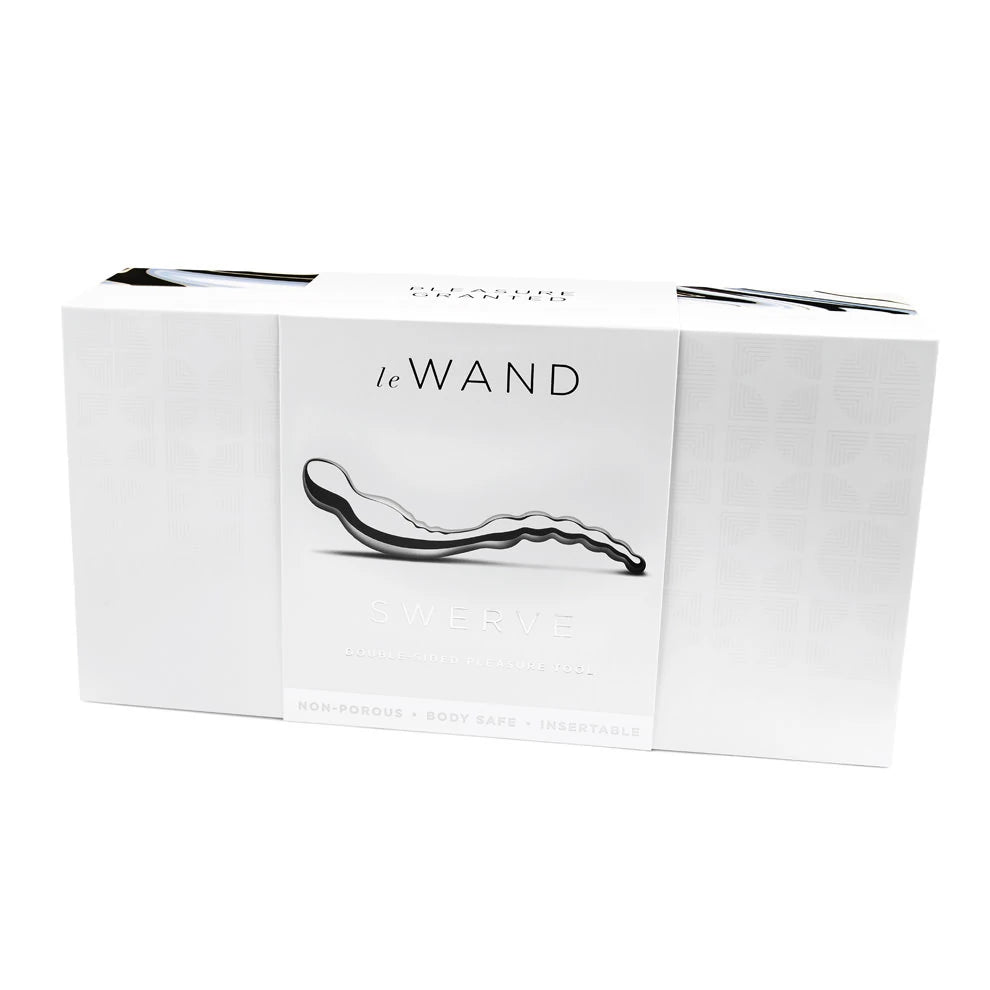 Le Wand Swerve Masseur de point G en acier inoxydable