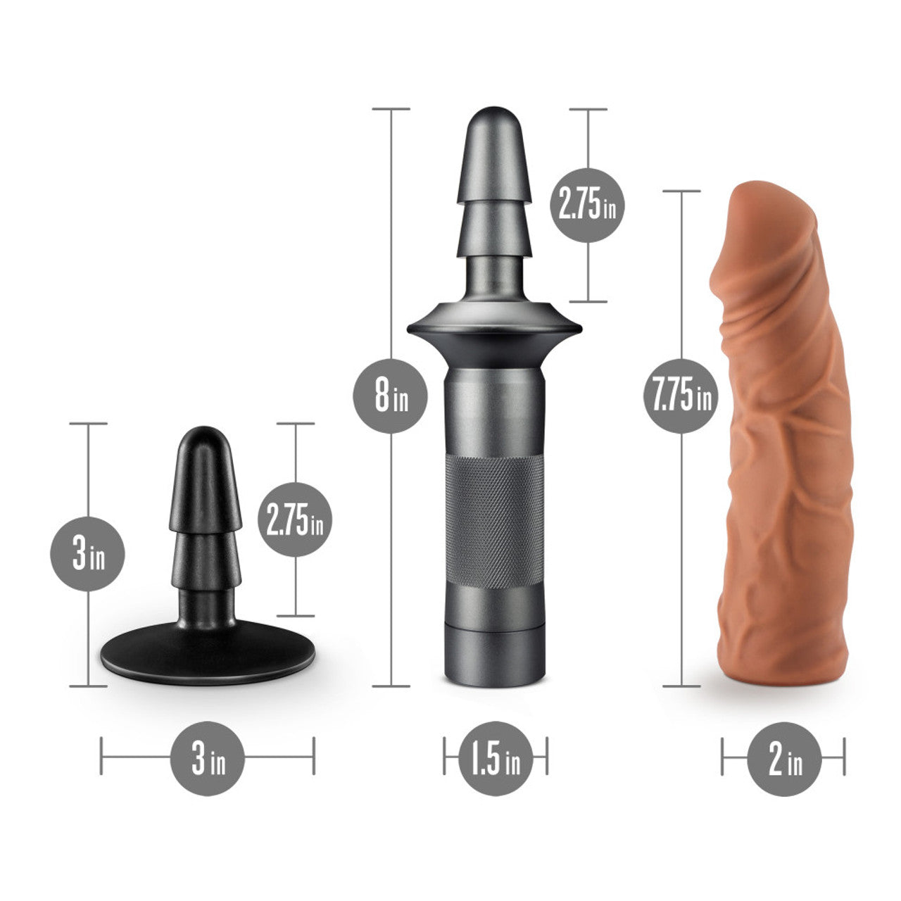 Karbonite Lock On Dildo Handle Kit - Clearance