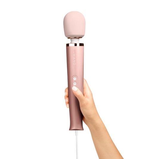 Masseur vibrant plug-in Le Wand - Crème