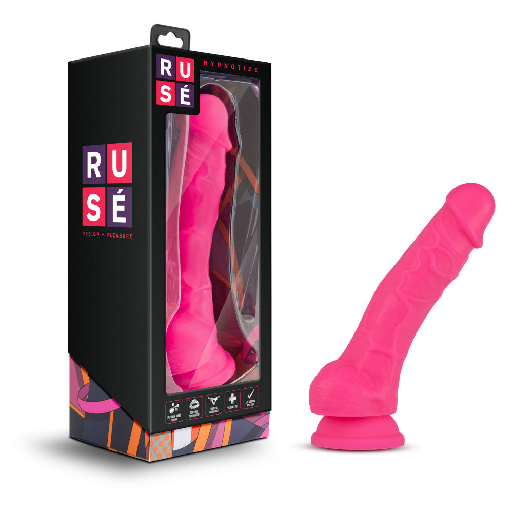 Ruse Hypnotize 7.5" G-Spot Dildo - Hot Pink