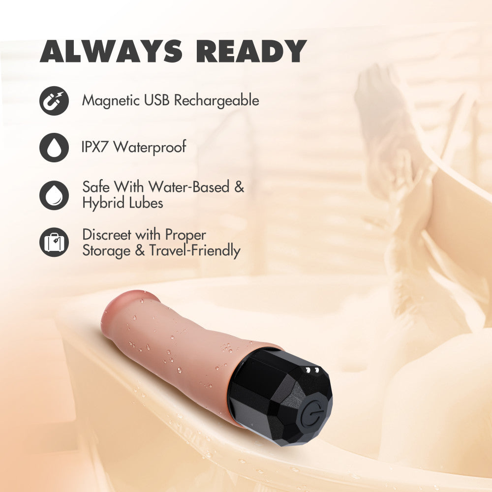 Dr. Avery 7.5” Realistic Vibrating Dildo