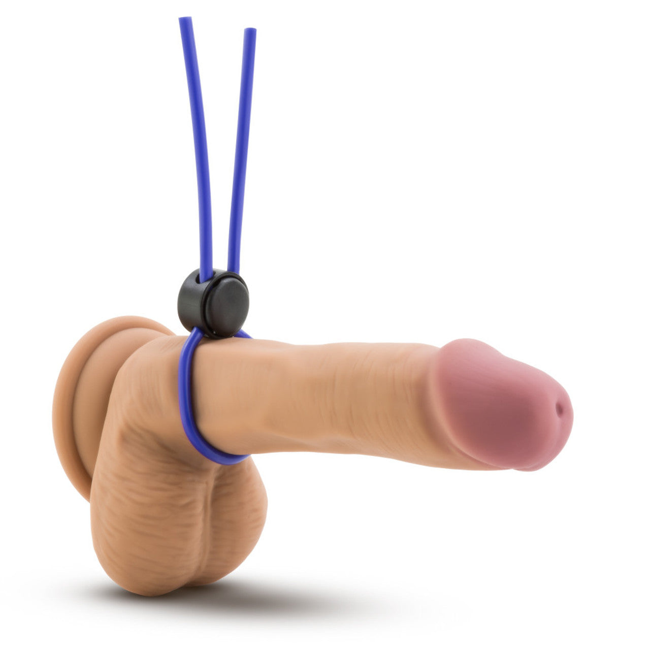 Stay Hard Silicone Loop Cock Ring - Blue