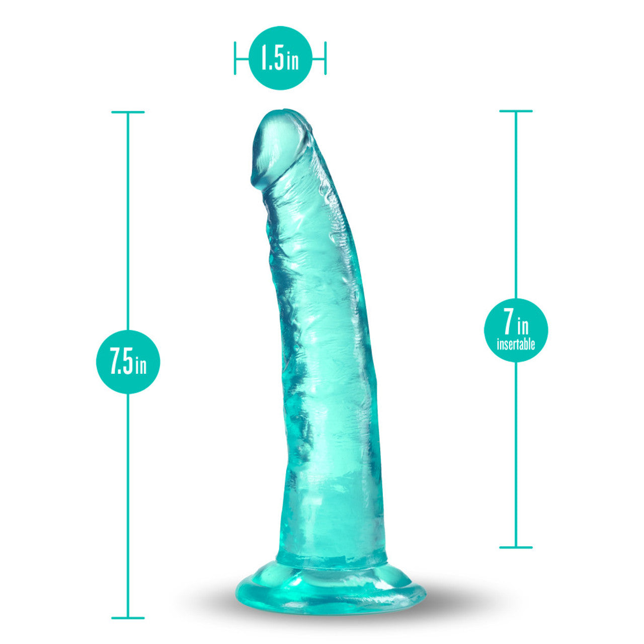 B Yours Plus Lust n' Thrust 7 Inch Dildo
