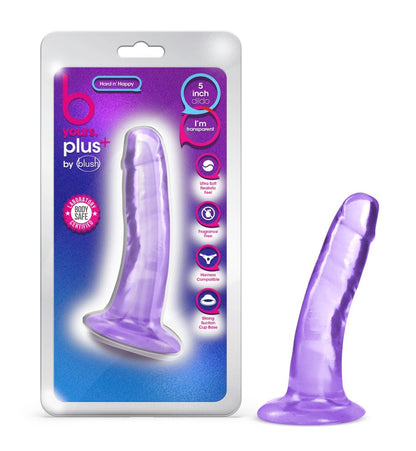 Hard n' Happy 5.5 Inch G-Spot Dildo - Purple