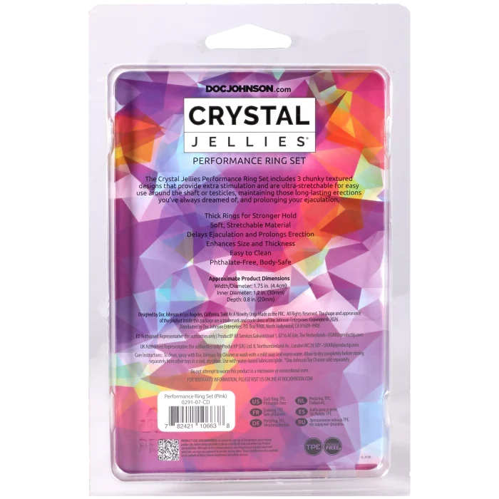 Crystal Jellies Performance Ring Set