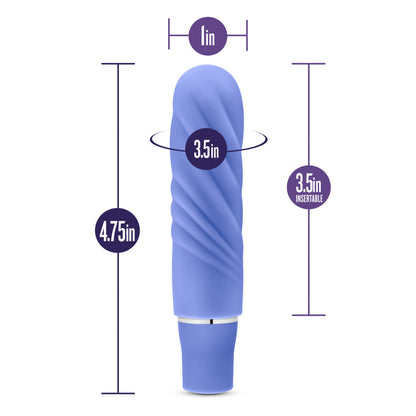 Luxe Nimbus 4.75-Inch Mini Vibrator - Periwinkle