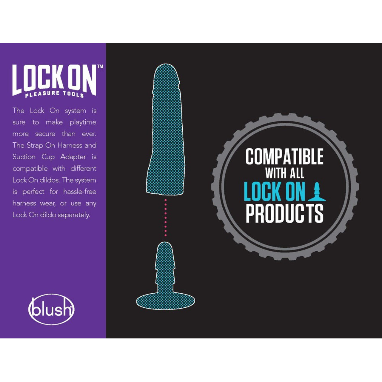 Karbonite Lock On Dildo Handle Kit - Clearance