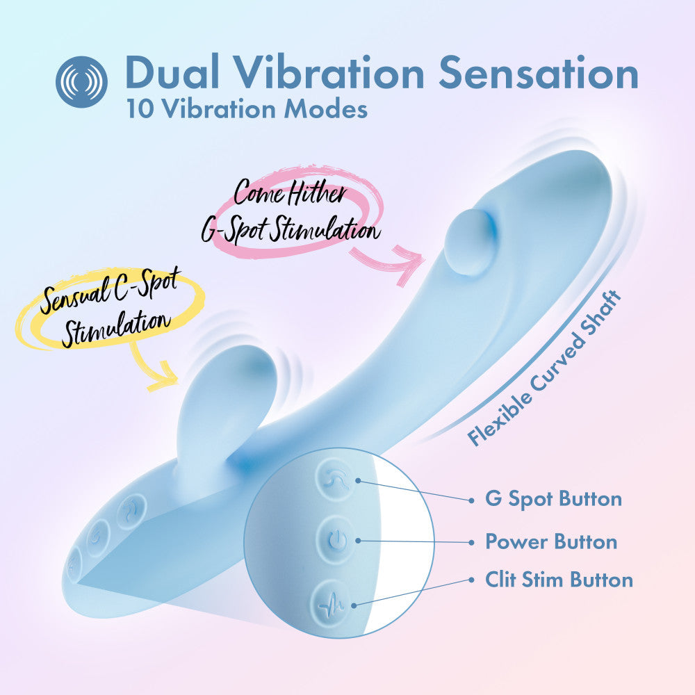 Moondust Magic G Spot Clitoral Rabbit Vibrator