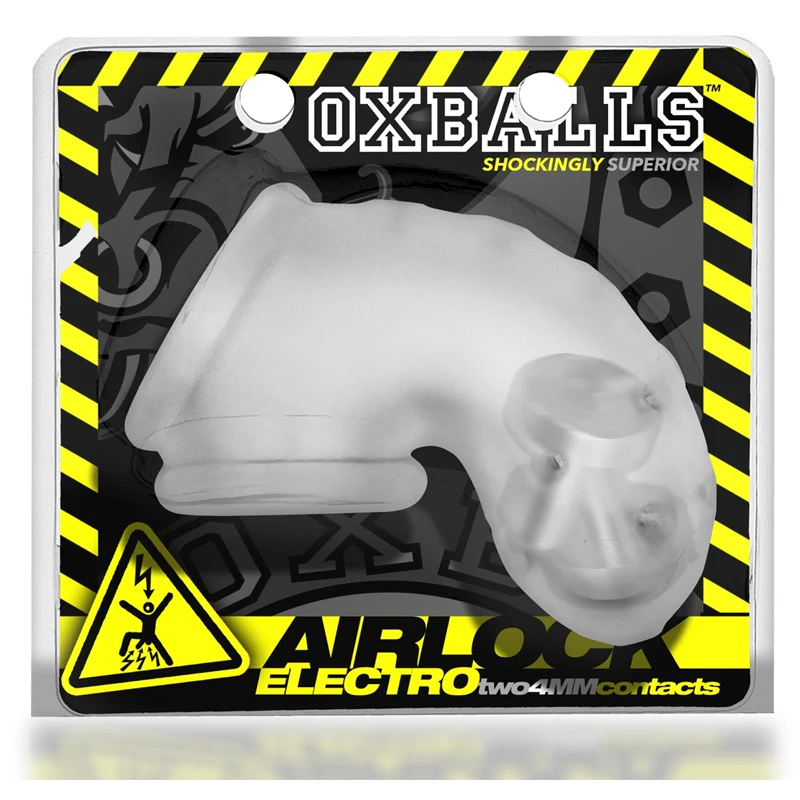 Oxballs Airlock Electro Chastity Cage