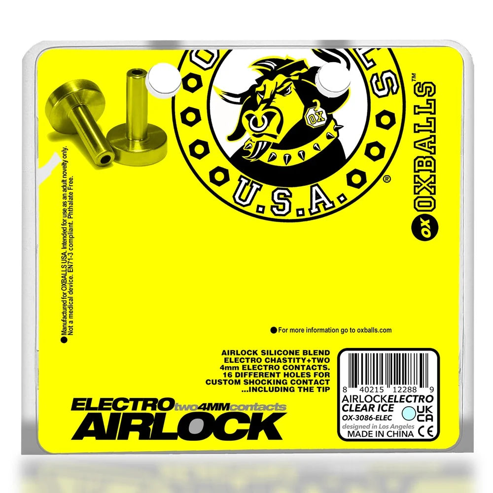 Oxballs Airlock Electro Chastity Cage
