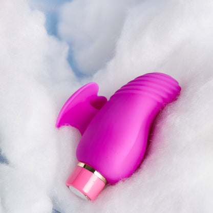 Aria Erotic AF Finger Silicone Vibrator - Plum