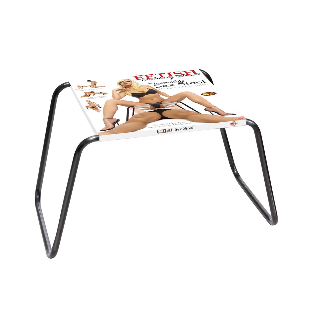 Fetish Fantasy Series The Incredible Sex Tabouret - Transparent/Noir