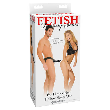 Fetish Fantasy Hollow Strap-On - Black - Thorn & Feather