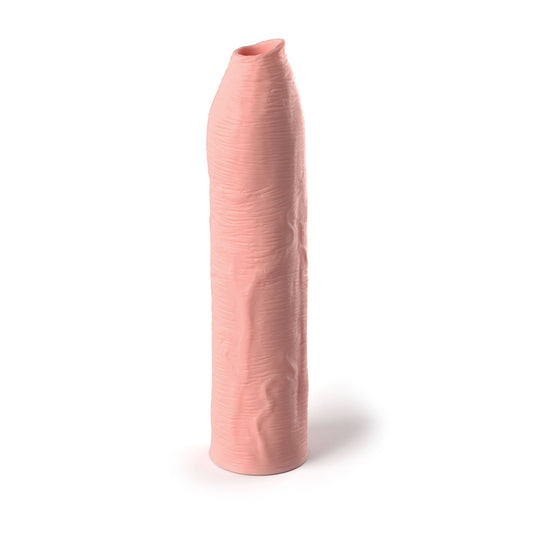 Uncut 7" Silicone Penis Enhancer - Light - Thorn & Feather