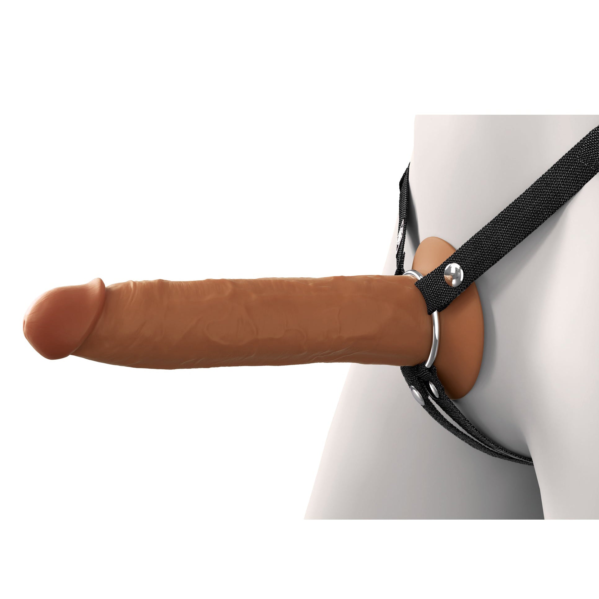 9" Dual Density Hollow Strap-On