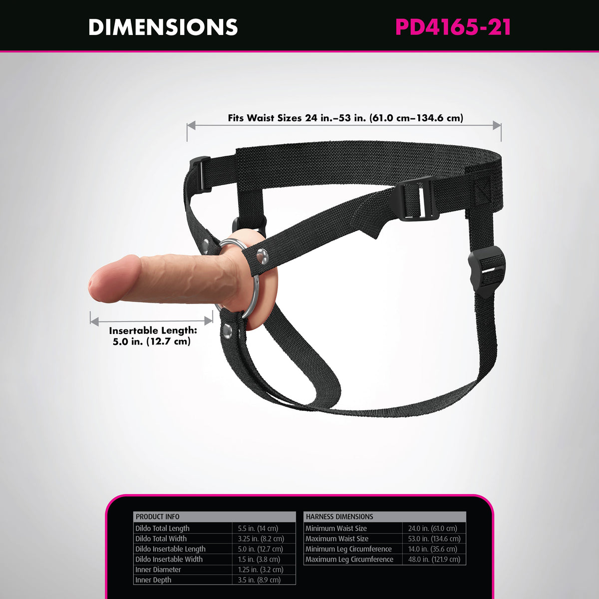 Sangle de fixation à double densité creuse de 5 pouces
