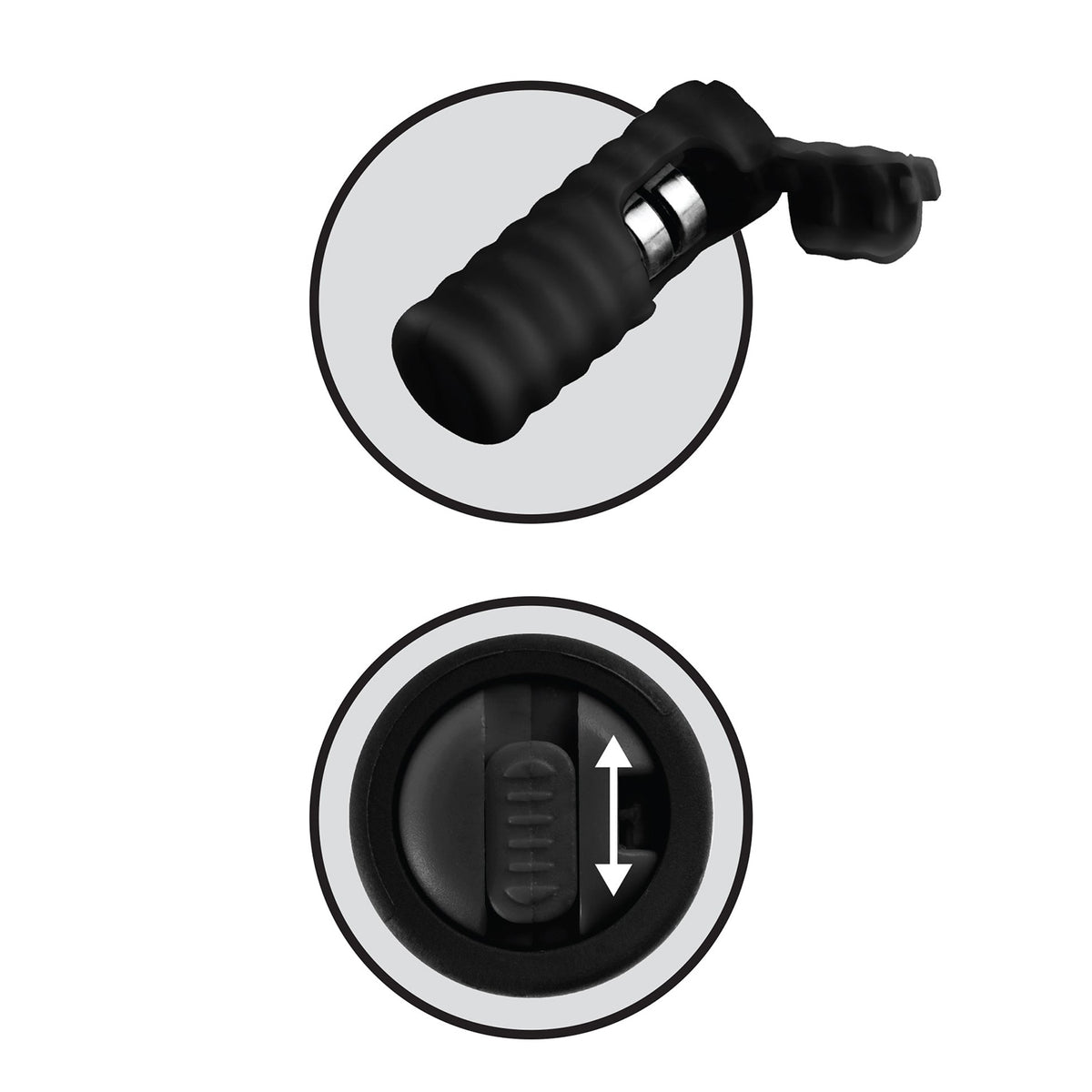 Lassos à tétons vibrants en silicone Fetish Fantasy