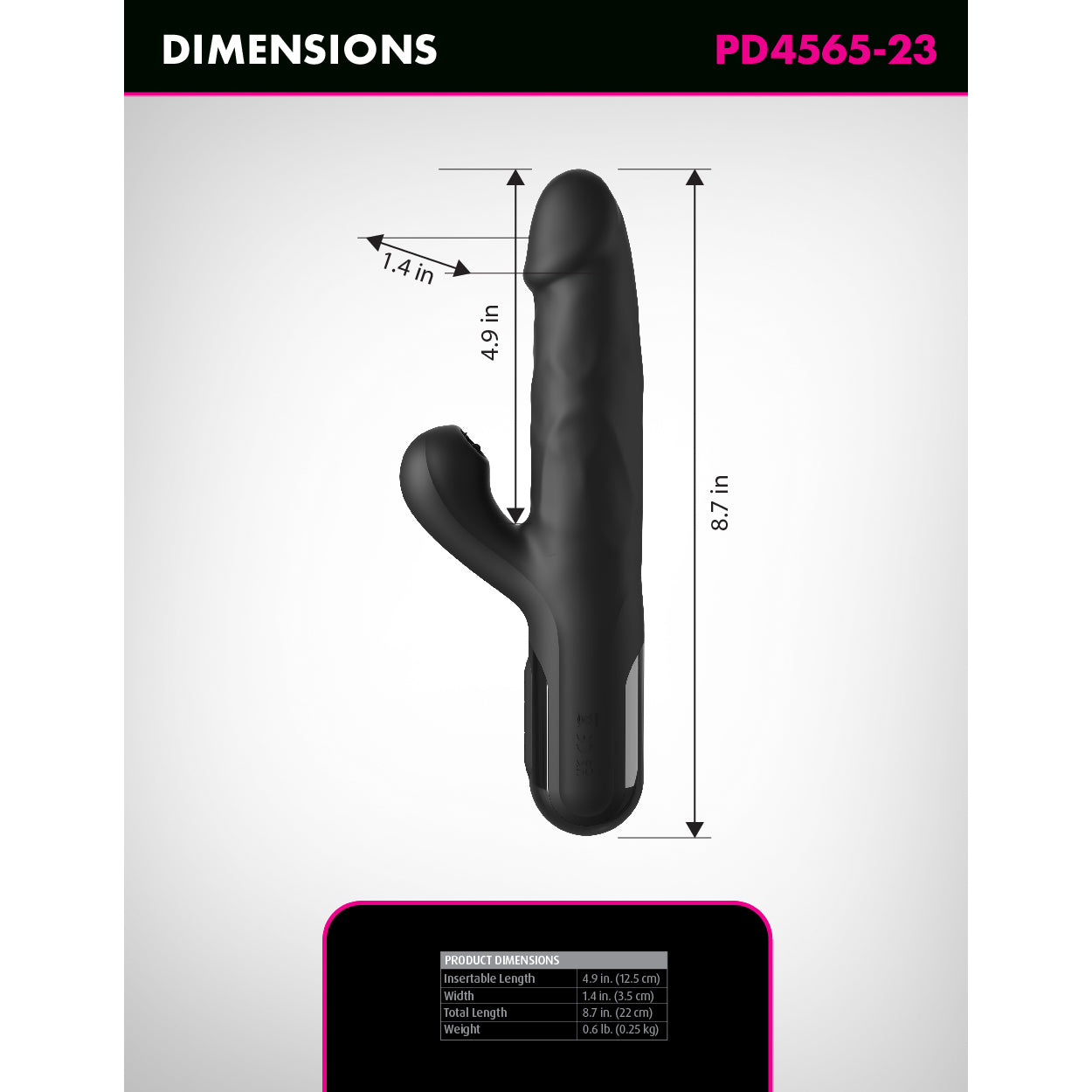 Fetish Fantasy Sonix Silicone Thruster