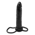 Anal Fantasy Double Trouble Strap-On Dildo - Noir