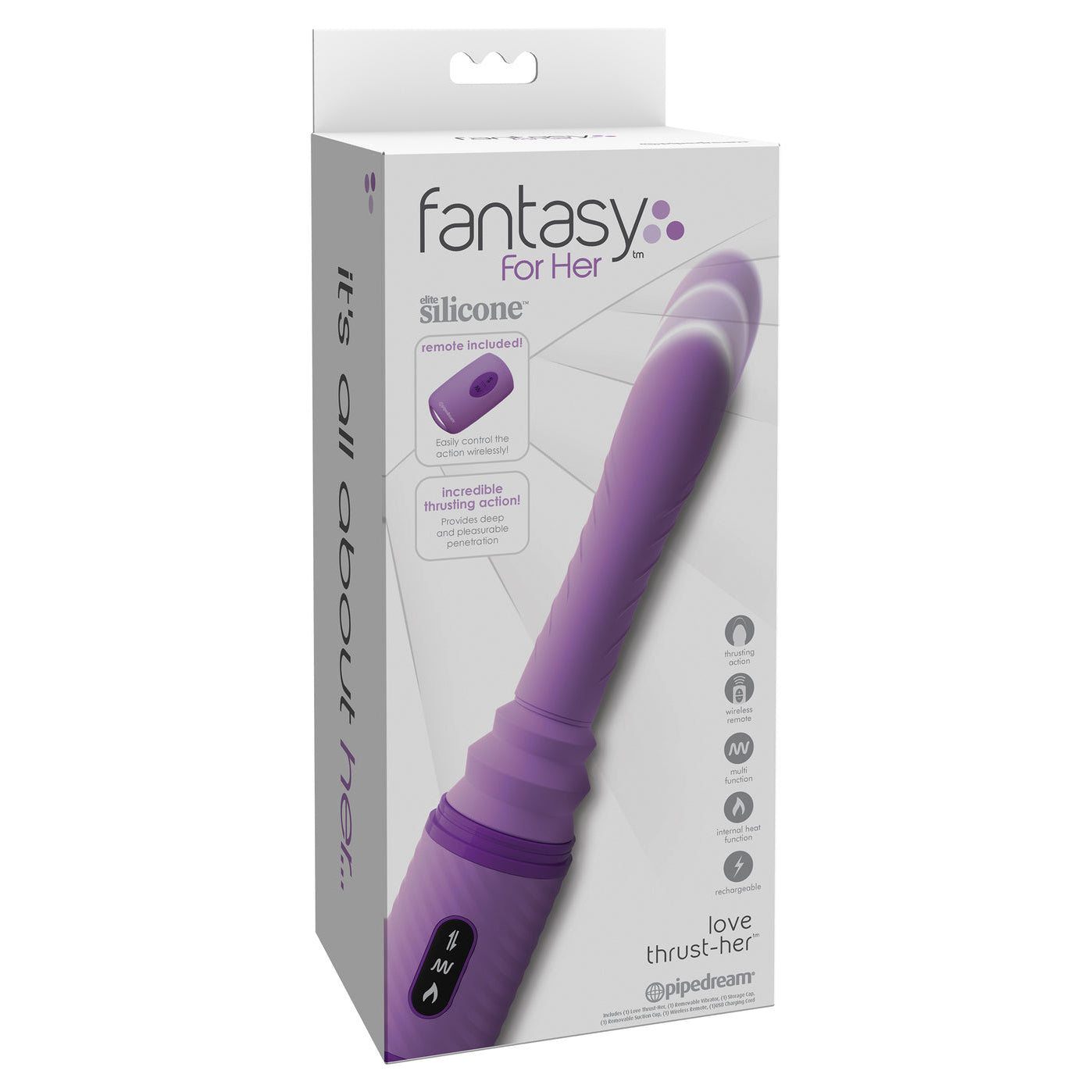 Fantasy For Her - Vibromasseur double extrémité pour son plaisir ultime 